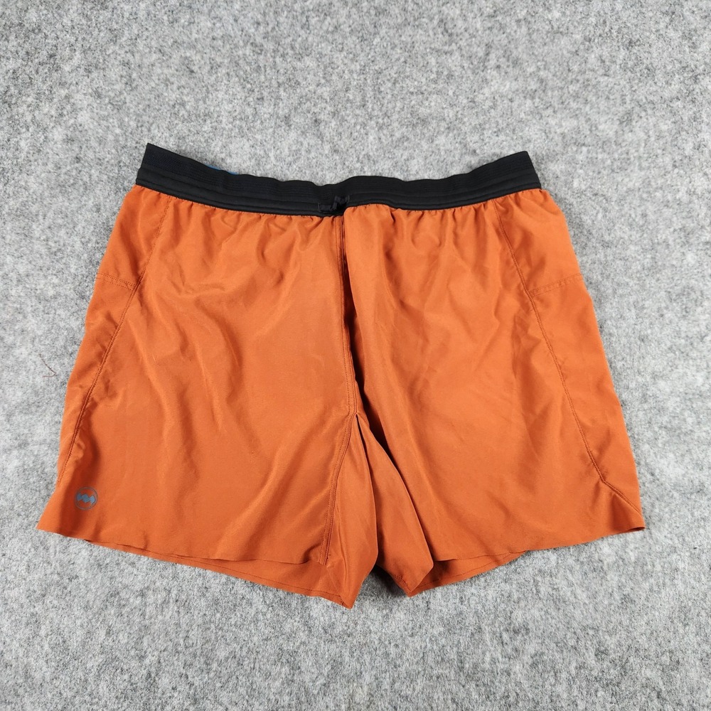 Janji AFO Shorts Men L Orange Lined Running Athletic Training Performance Gym